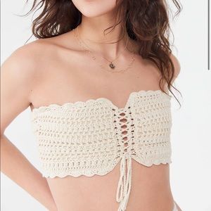 Courtney crochet bandeau top xs